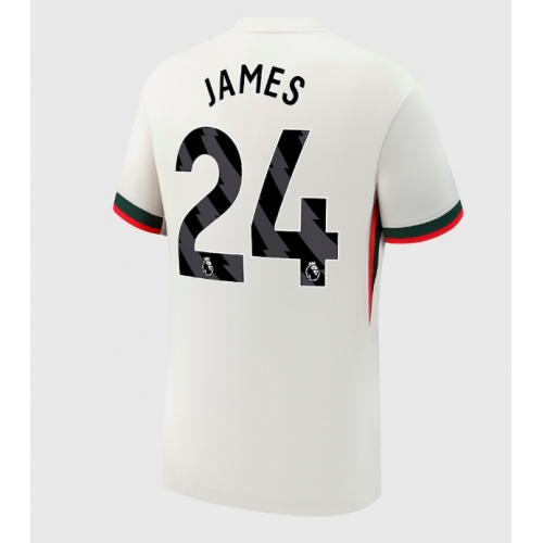 Billige Fotballdrakt Chelsea Reece James #24 Replika Bortedrakt 2025-26 Kortermet Billige Fotballdrakt Chelsea Reece James #24 Replika Bortedrakt 2025-26 Kortermet